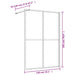 Paravan de duș walk-in, auriu 140x195cm sticlă ESG transparentă - WALTI WALTI