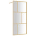 Paravan de duș walk-in auriu, 90x195 cm sticlă ESG transparentă - WALTI WALTI