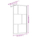 Paravan de duș walk-in auriu 115x195 cm sticlă ESG transparentă - WALTI WALTI