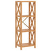 Raft cu 4 niveluri, 40x30x112 cm, lemn masiv de stejar - WALTI WALTI