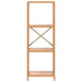 Raft cu 4 niveluri, 40x30x112 cm, lemn masiv de stejar - WALTI WALTI