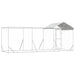 Padoc de exterior cu acoperiș argintiu 6x2x2,5m oțel galvanizat - WALTI WALTI
