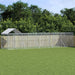 Padoc exterior cu acoperiș argintiu 10x2x2,5 m oțel galvanizat - WALTI WALTI