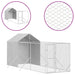 Padoc de exterior cu acoperiș argintiu 2x6x2,5m oțel galvanizat - WALTI WALTI