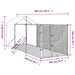 Padoc de exterior cu acoperiș argintiu 2x6x2,5m oțel galvanizat - WALTI WALTI