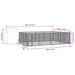 Padoc exterior cu acoperiș argintiu 10x6x2,5 m oțel galvanizat - WALTI WALTI