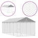 Padoc exterior cu acoperiș argintiu 3x7,5x2,5 m oțel galvanizat - WALTI WALTI