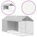 Padoc de exterior cu acoperiș argintiu 2x6x2,5m oțel galvanizat - WALTI WALTI