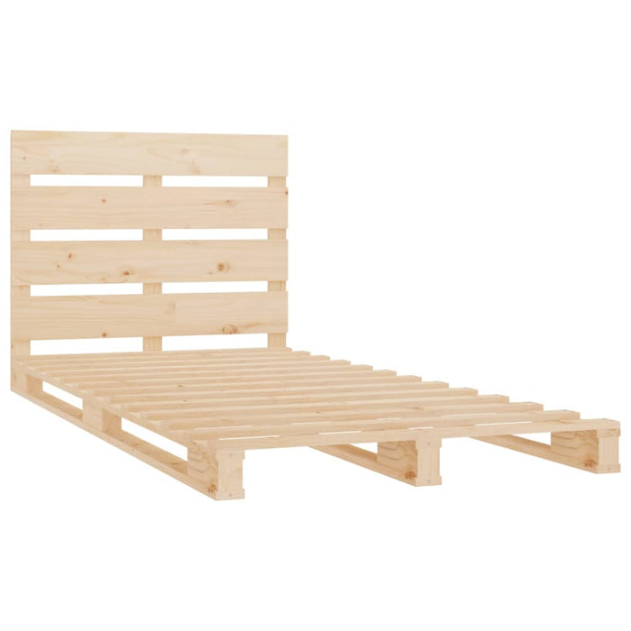 Cadru de pat Single, 90x190 cm, lemn masiv de pin WALTI