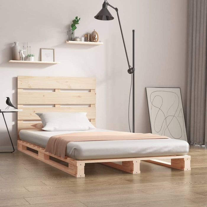 Cadru de pat Single, 90x190 cm, lemn masiv de pin WALTI