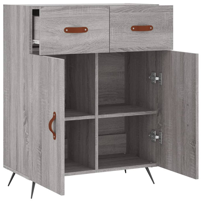 Dulap, gri sonoma, 69,5x34x90 cm, lemn compozit WALTI