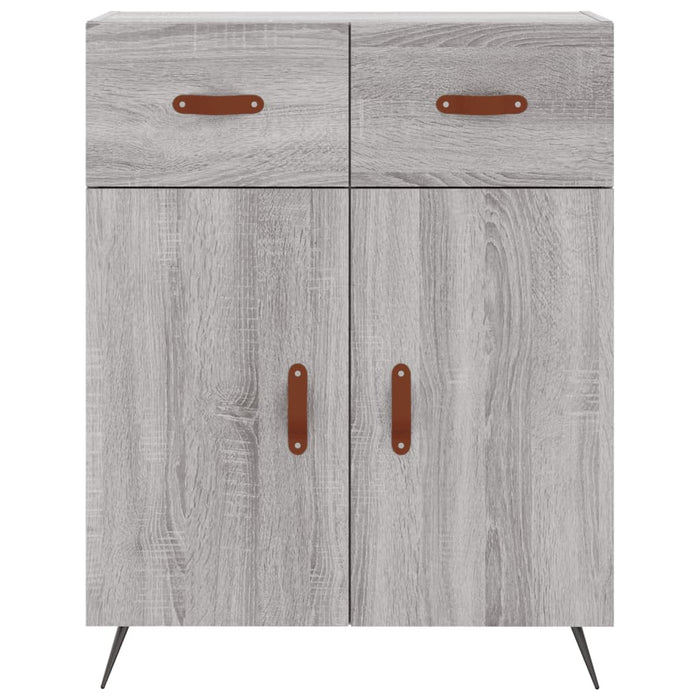 Dulap, gri sonoma, 69,5x34x90 cm, lemn compozit WALTI