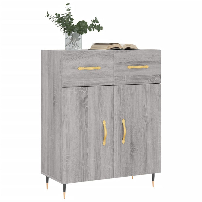 Dulap, gri sonoma, 69,5x34x90 cm, lemn compozit - WALTI WALTI