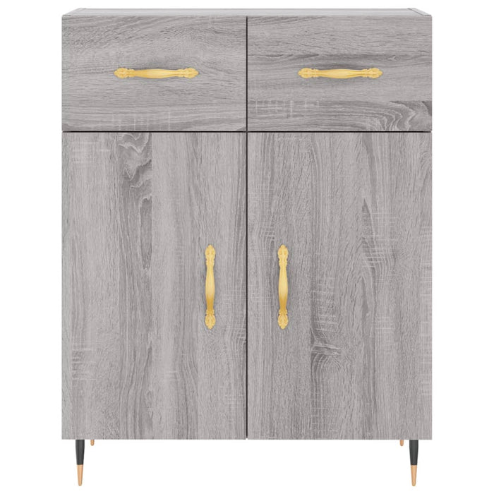 Dulap, gri sonoma, 69,5x34x90 cm, lemn compozit - WALTI WALTI