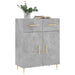 Dulap, gri beton, 69,5x34x90 cm, lemn compozit - WALTI WALTI