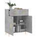 Dulap, gri beton, 69,5x34x90 cm, lemn compozit - WALTI WALTI