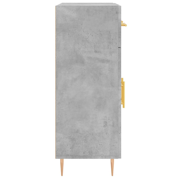 Dulap, gri beton, 69,5x34x90 cm, lemn compozit - WALTI WALTI