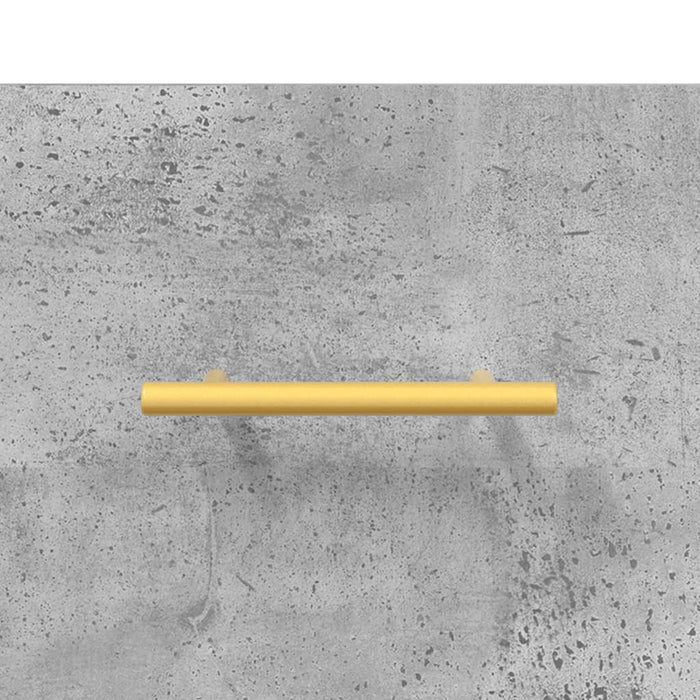 Dulap, gri beton, 69,5x34x90 cm, lemn compozit - WALTI WALTI