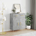 Dulap, gri beton, 69,5x34x90 cm, lemn compozit - WALTI WALTI