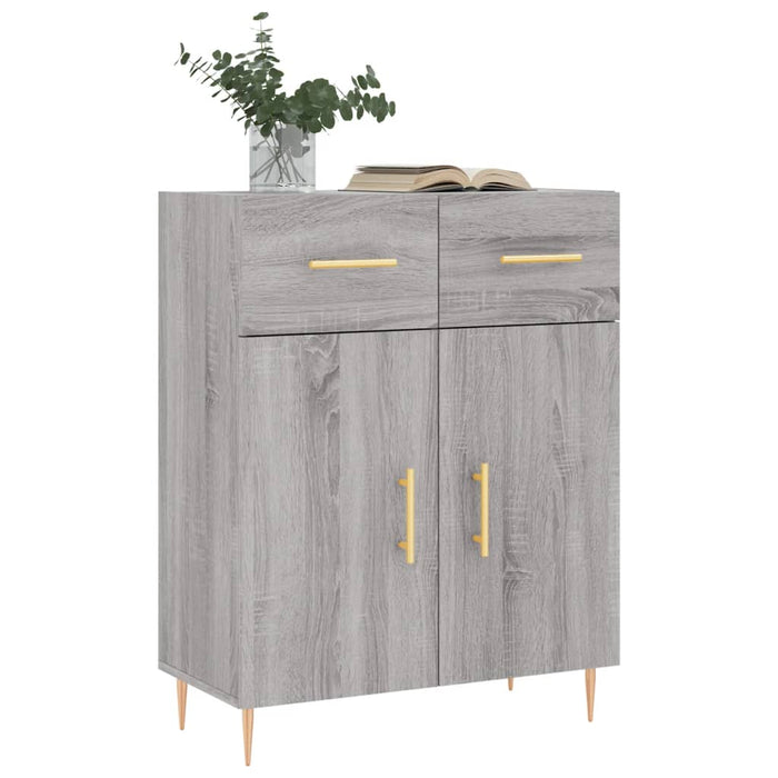 Dulap, gri sonoma, 69,5x34x90 cm, lemn compozit - WALTI WALTI