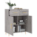 Dulap, gri sonoma, 69,5x34x90 cm, lemn compozit - WALTI WALTI