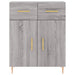 Dulap, gri sonoma, 69,5x34x90 cm, lemn compozit - WALTI WALTI