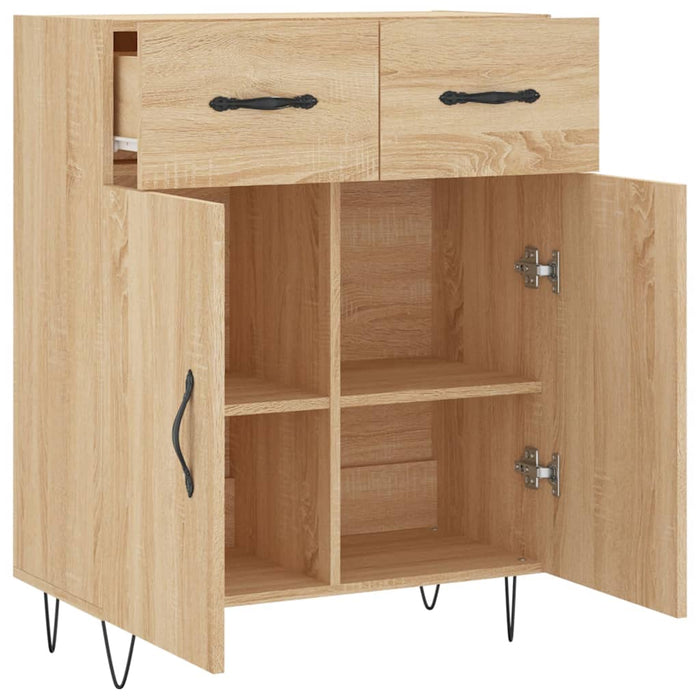 Dulap, stejar sonoma, 69,5x34x90 cm, lemn compozit - WALTI WALTI