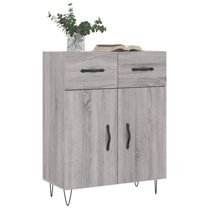 Dulap, gri sonoma, 69,5x34x90 cm, lemn compozit - WALTI WALTI