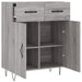 Dulap, gri sonoma, 69,5x34x90 cm, lemn compozit - WALTI WALTI