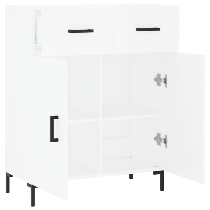 Dulap, alb, 69,5x34x90 cm, lemn compozit - WALTI WALTI