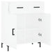 Dulap, alb, 69,5x34x90 cm, lemn compozit - WALTI WALTI