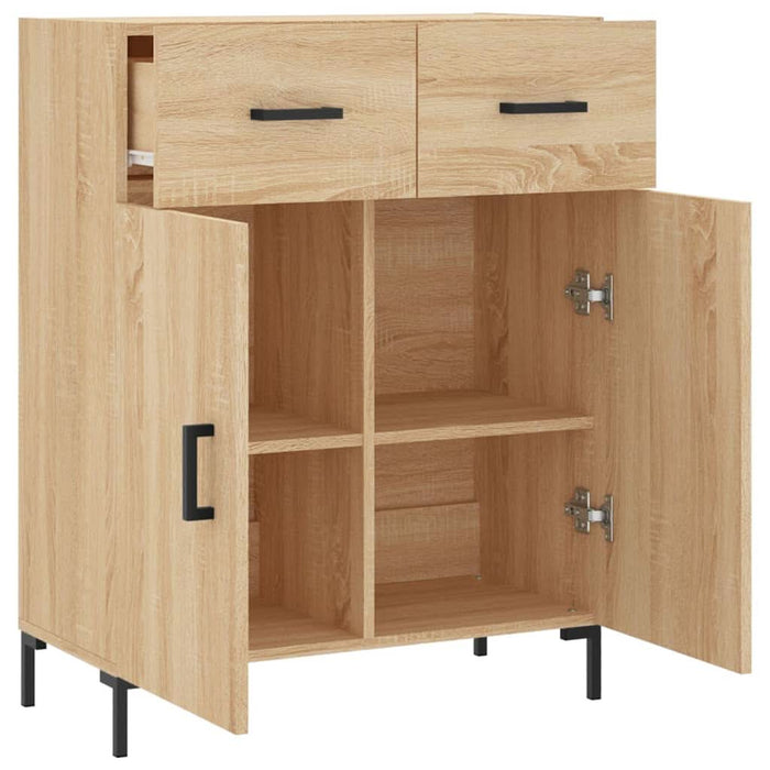 Dulap, stejar sonoma, 69,5x34x90 cm, lemn compozit - WALTI WALTI