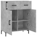 Dulap, gri beton, 69,5x34x90 cm, lemn compozit - WALTI WALTI