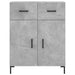 Dulap, gri beton, 69,5x34x90 cm, lemn compozit - WALTI WALTI