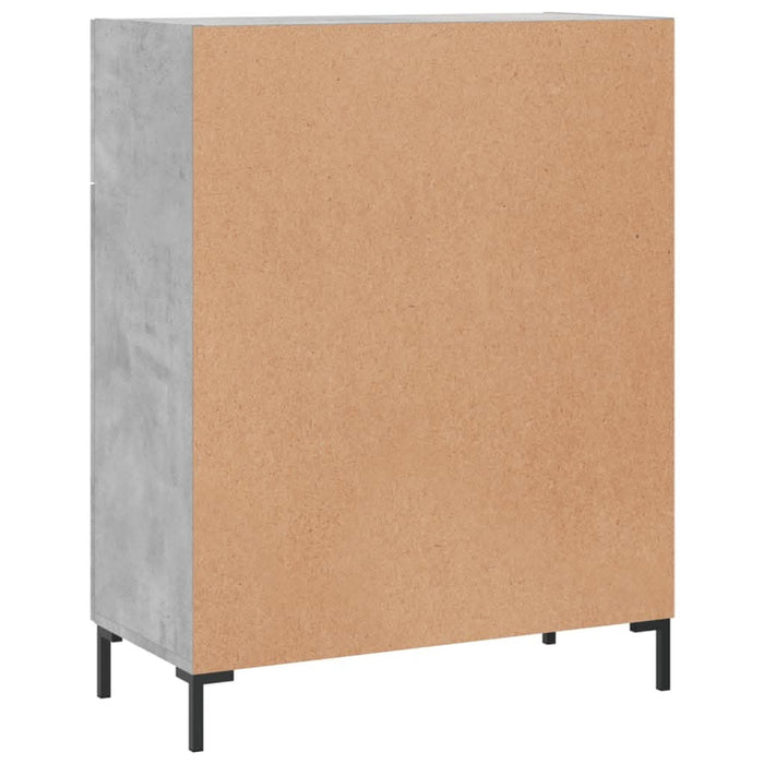Dulap, gri beton, 69,5x34x90 cm, lemn compozit - WALTI WALTI