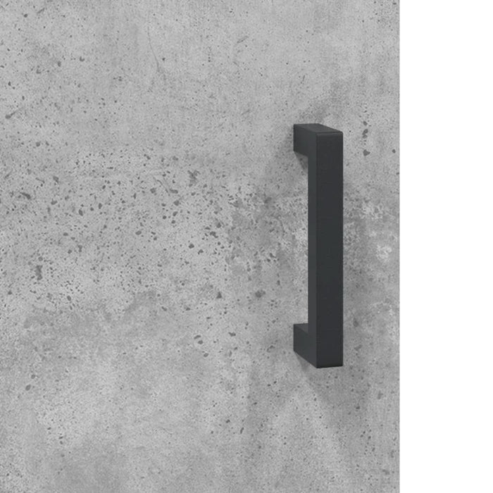 Dulap, gri beton, 69,5x34x90 cm, lemn compozit - WALTI WALTI