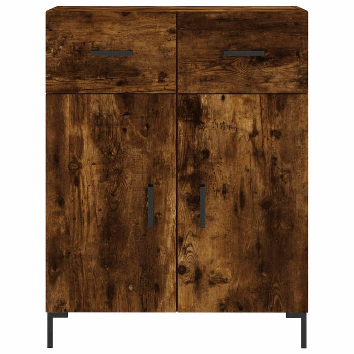 Dulap, stejar fumuriu, 69,5x34x90 cm, lemn compozit - WALTI WALTI