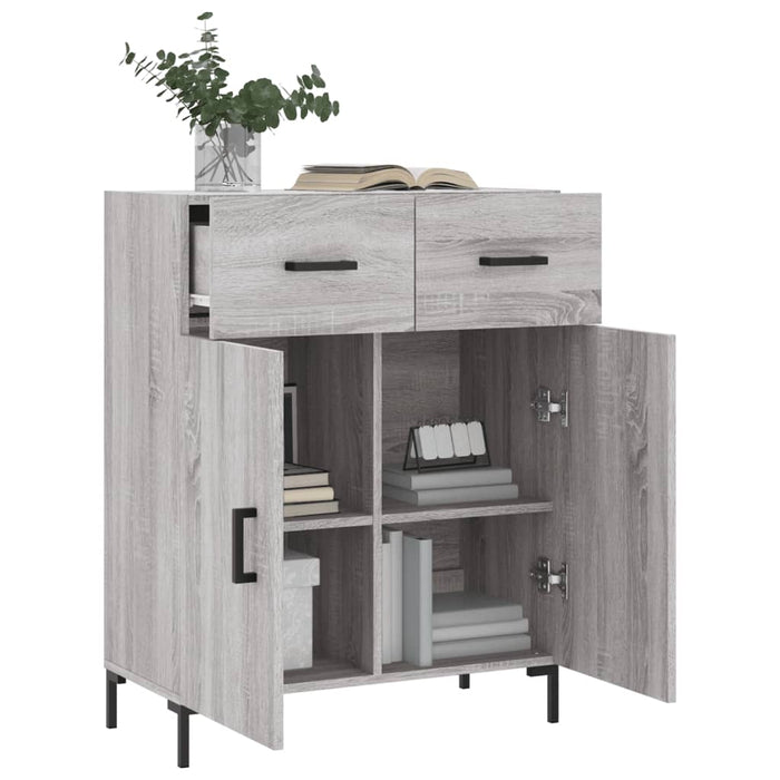Dulap, gri sonoma, 69,5x34x90 cm, lemn compozit - WALTI WALTI