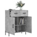 Dulap, gri beton, 69,5x34x90 cm, lemn compozit - WALTI WALTI