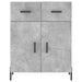 Dulap, gri beton, 69,5x34x90 cm, lemn compozit - WALTI WALTI
