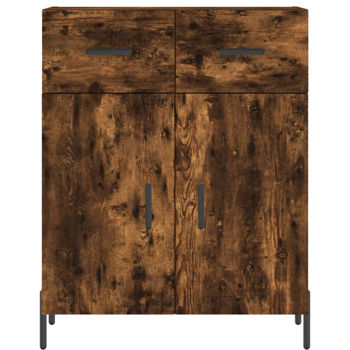 Dulap, stejar fumuriu, 69,5x34x90 cm, lemn compozit WALTI