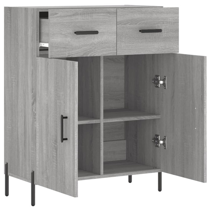 Dulap, gri sonoma, 69,5x34x90 cm, lemn compozit - WALTI WALTI
