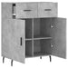 Dulap, gri beton, 69,5x34x90 cm, lemn compozit - WALTI WALTI