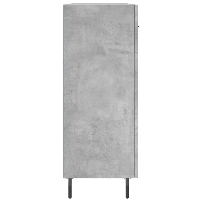 Dulap, gri beton, 69,5x34x90 cm, lemn compozit - WALTI WALTI