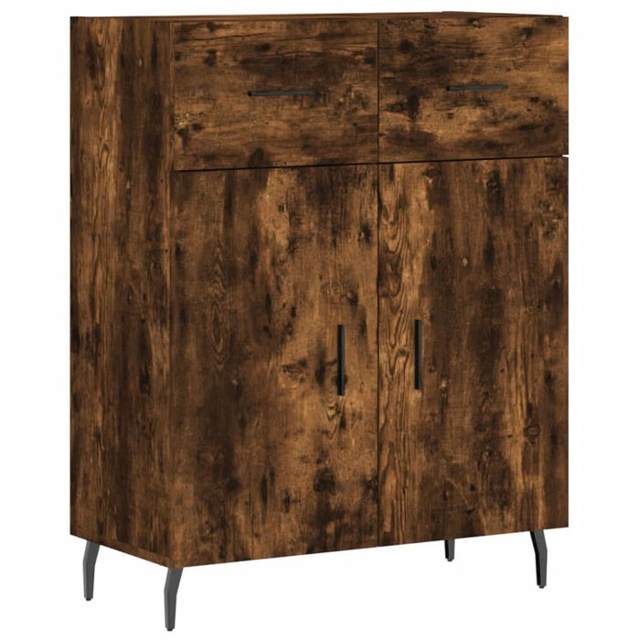 Dulap, stejar fumuriu, 69,5x34x90 cm, lemn compozit - WALTI WALTI