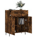 Dulap, stejar fumuriu, 69,5x34x90 cm, lemn compozit - WALTI WALTI