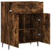 Dulap, stejar fumuriu, 69,5x34x90 cm, lemn compozit - WALTI WALTI