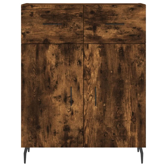Dulap, stejar fumuriu, 69,5x34x90 cm, lemn compozit - WALTI WALTI