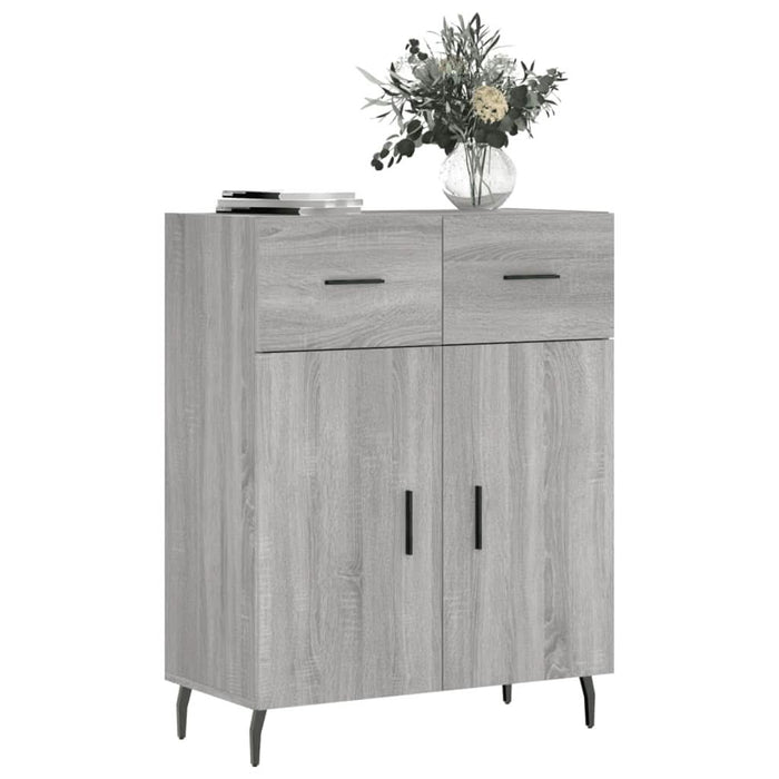 Dulap, gri sonoma, 69,5x34x90 cm, lemn compozit - WALTI WALTI