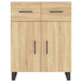 Dulap, stejar sonoma, 69,5x34x90 cm, lemn compozit - WALTI WALTI